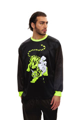 Sweatshirt Leopardique Black