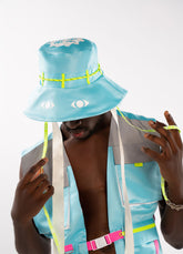 Bucket hat Space Armour Blue